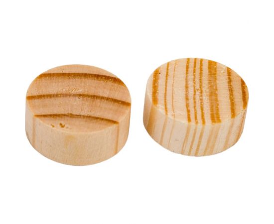 Заглушка Tech-Krep цилиндрическая, для отверстия 16 мм сосна 20 шт. пакет 151960 – изображение 2