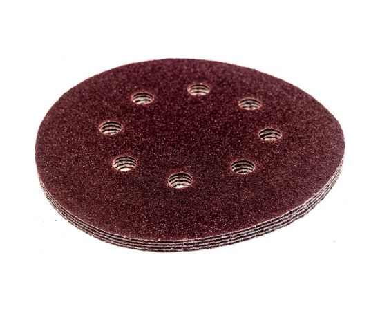 Круг шлифовальный (5 шт; 125 мм; P40; 8 отв.) MOS 39832М – изображение 4