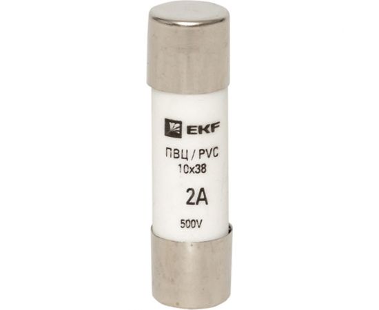 Цилиндрическая плавкая вставка ПВЦ EKF 2А 20 шт PROxima pvc-10x38-2 – изображение 2