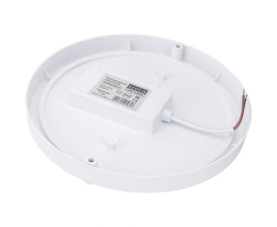 Накладной светильник Ecola LED ДПП Круг IP65 матовый белый 24W 220V 4200K 210x45 DPRV24ELC – изображение 4