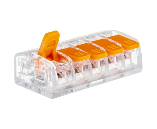 Соединительные монтажные клеммы duwi с рычажком прозрачные СМК 222-415, 2,5мм2, 5 шт. 26615 0 – изображение 11