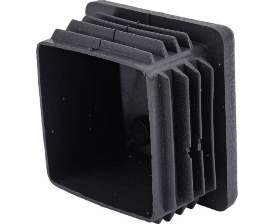 Внутренняя заглушка для трубы Tech-Krep 60x60 мм, домик, черный пластик, 4 шт пакет 155032 – изображение 3