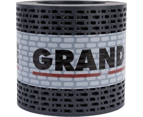 Вентиляционная карнизная лента Grand Line серая, 100x5000 мм 475536 – изображение 4