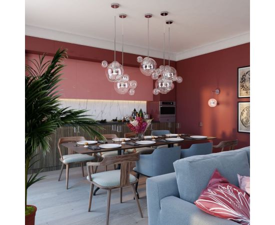 Подвес ODEON LIGHT, стекло LED 12W BUBBLES 4802/12LA – изображение 4