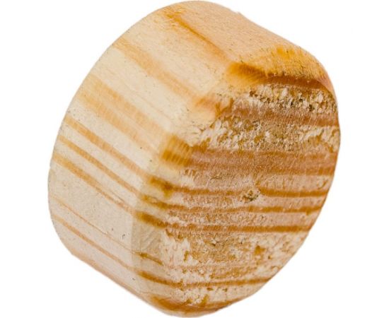 Заглушка Tech-Krep цилиндрическая, для отверстия 16 мм сосна 20 шт. пакет 151960 – изображение 4