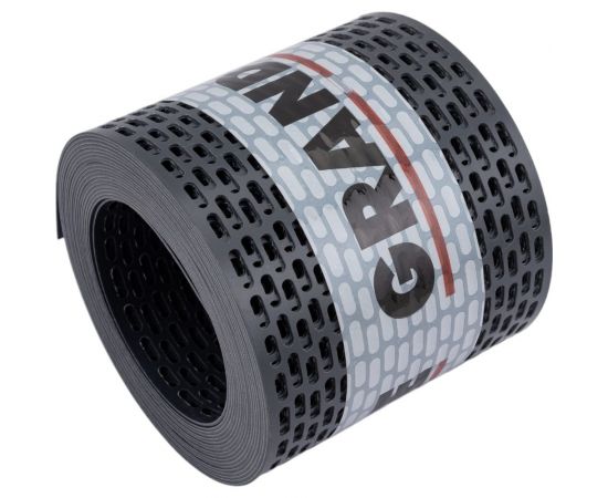 Вентиляционная карнизная лента Grand Line серая, 100x5000 мм 475536 – изображение 3