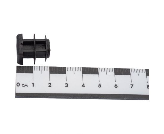 Внутренняя заглушка для трубы Tech-Krep 15x15 мм, черный пластик, 4 шт. пакет 150029 – изображение 2