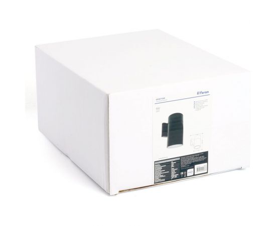 Уличный светодиодный светильник FERON 9W, 850Lm, 2700K, черный DH0709 48352 – изображение 5