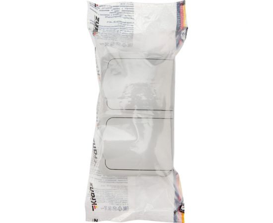 Двойная накладная розетка KRANZ горизонтальный блок с/з IP54 16А серая KR-78-0806 – изображение 7