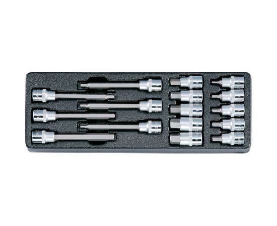 Набор насадок шестигранных (16 шт; 1/2"") HONITON IK-SKB4001606 