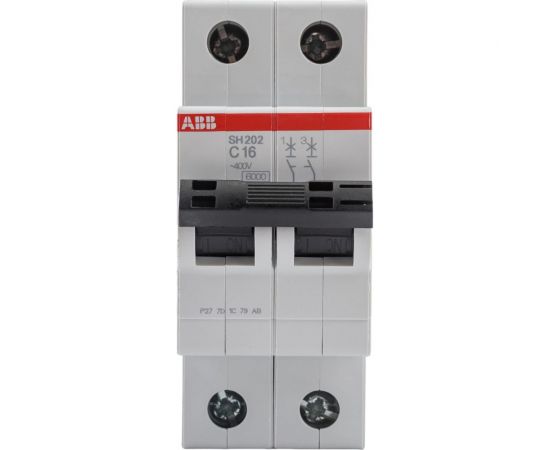 Автоматический выключатель ABB 2-полюсной sh202 c 16 2CDS212001R0164 