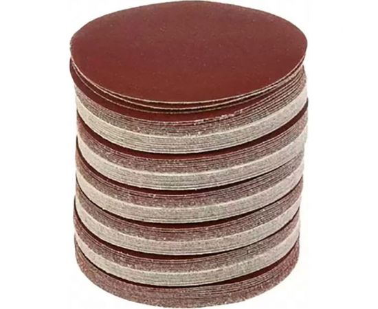 Диск-липучка абразивный без отверстий, 125 мм, Р40, 100 шт Strong СTУ-201125040 
