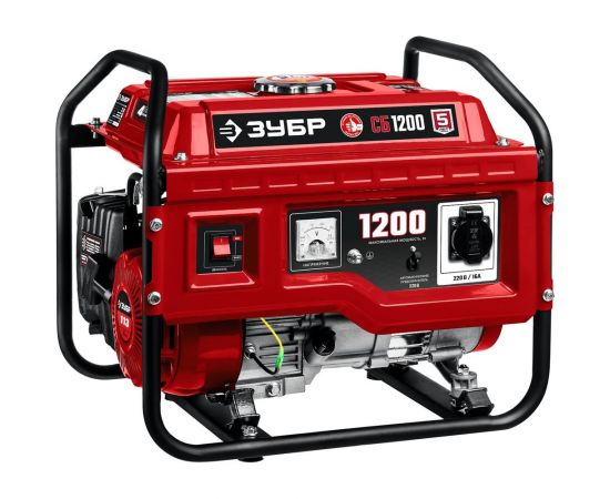 Бензиновый генератор ЗУБР 1200 Вт СБ-1200 