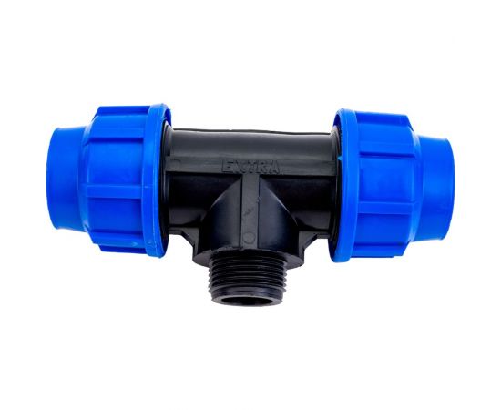 Тройник RTP с наружной трубной резьбой PN 16 D 32х1 14609 