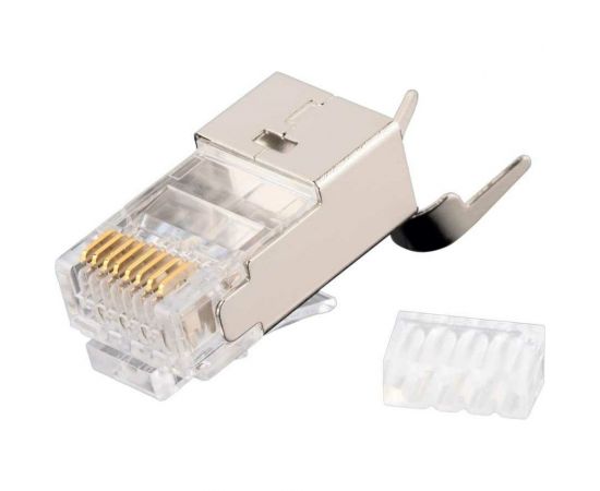 Коннектор NIKOMAX RJ45/8P8C, Кат.6, 50мкд, 100шт. NMC-RJ88RZ50SE3-T-100 