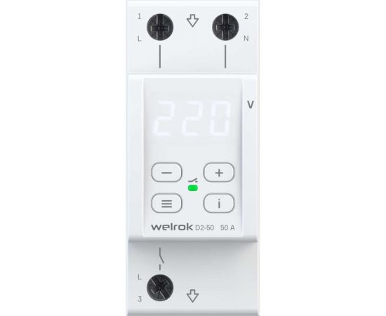 Реле напряжения Welrok d2-50 4660251140052 