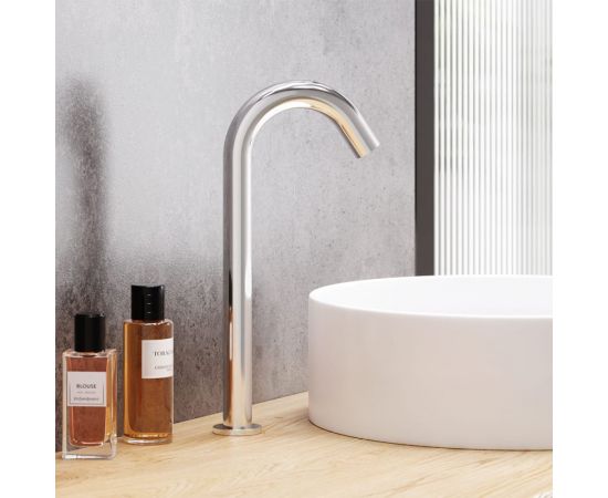 Сенсорный смеситель для умывальника Damixa Scandinavian Pure высокий, хром 360280000 – изображение 2
