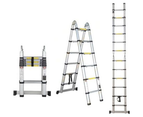 Телескопическая алюминиевая лестница STARTUL 2х5 ступеней ST9733-032 – изображение 2