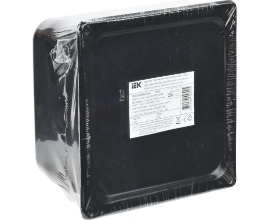 Протяжная металлическая коробка IEK у-995 150x150x100 ip31 UKO12-150-150-100-K02-31M – изображение 2