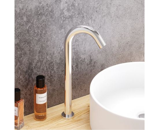 Сенсорный смеситель для умывальника Damixa Scandinavian Pure высокий, хром 360280000 – изображение 3