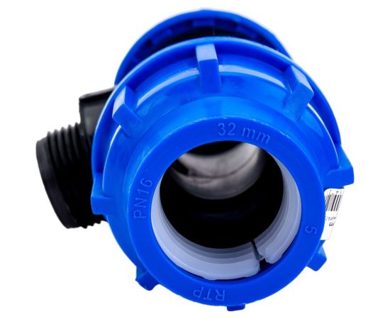 Тройник RTP с наружной трубной резьбой PN 16 D 32х1 14609 – изображение 3
