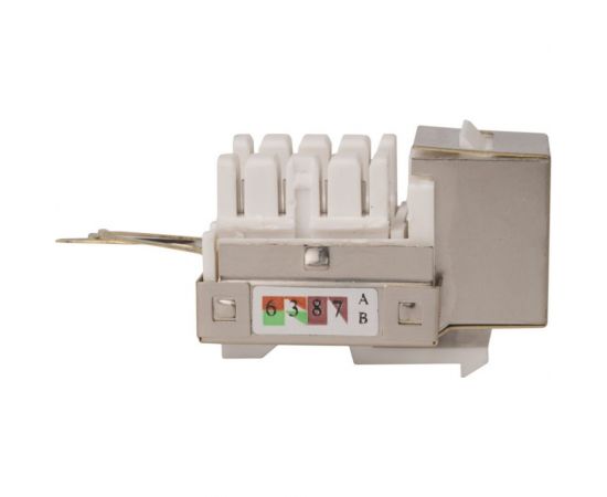 Вставка Keystone WRline WR-KJ-RJ45-C5E-SH-90 Jack RJ-45, 90 градусов, категория 5e, экранированная, заделка тип 110 505213 – изображение 5