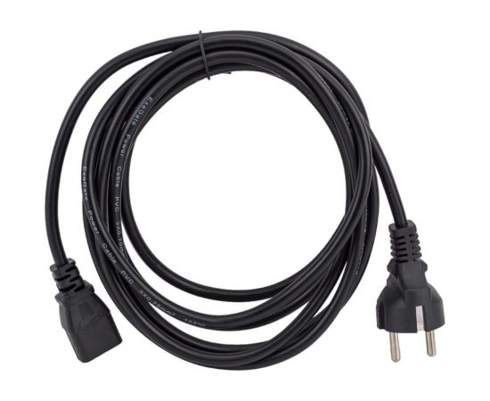 Кабель питания ExeGate Special PC-3/0.75mm2, CCA, черный, 3м 280996 – изображение 3