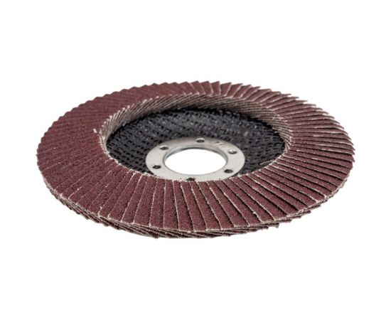 Круг лепестковый торцевой конический (115х22 мм; Р100) ТУНДРА 1857748 – изображение 4