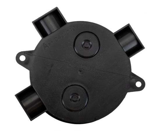 Распаечная трехрожковая коробка Navigator 93 760 nss-db-70-35-bl открытого монтажа черный 93760 – изображение 3