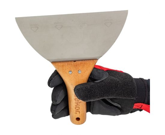 Шпатель для шпатлевки DEKOR HASSAN 18 см нерж. сталь DEKOR 011 – изображение 2