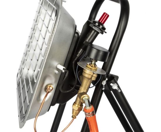 Газовый инфракрасный обогреватель QUATTRO ELEMENTI QE-5000Gi 5000 Вт с редуктором, шланг в комплекте 798-737 – изображение 2