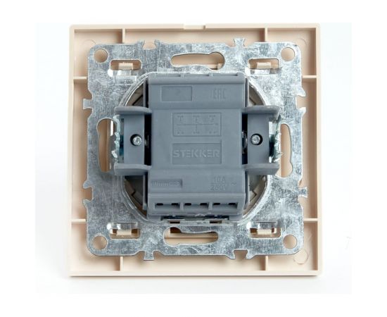 3-клавишный выключатель STEKKER psw10-9007-02, 250в, 10а, серия эрна, слоновая кость, 39923 – изображение 8