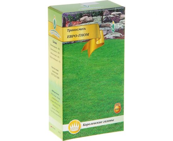 Семена газонной травы Абсолют Грин Евро-Гном 100 г 782 4627129770636 