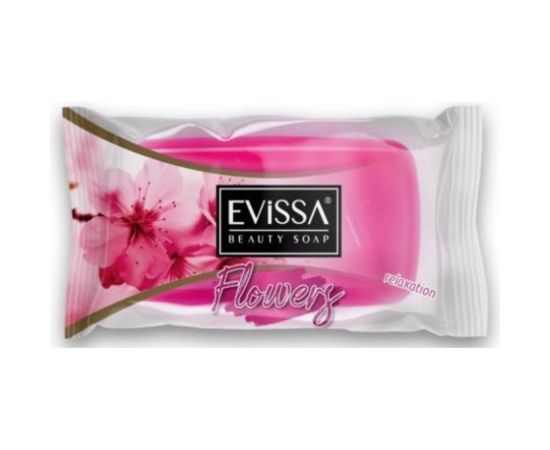 Глицериновое мыло EVISSА прозрачный флоупак, 75 гр. Цветочный сад М4483 