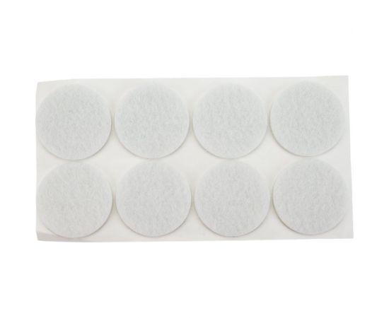 Самоклеящиеся накладки-протекторы для мебели Рыжий кот 8 шт., 35 мм, белый 105207 