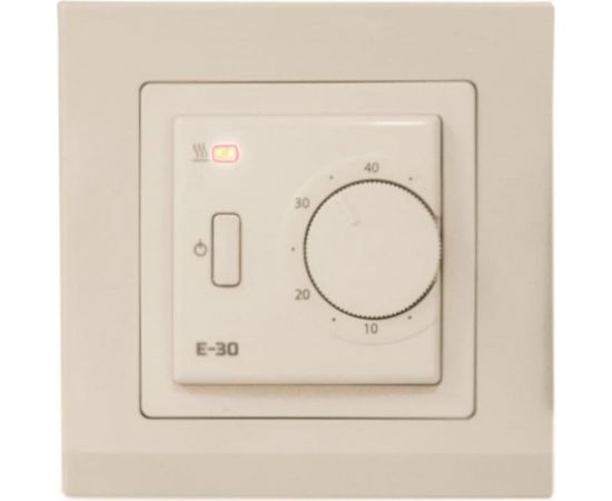 Терморегулятор EASTEC E-30 кремовый механический (Встраиваемый 3,5 кВт) E-30 cream 