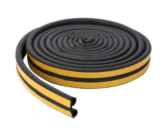 Резиновый уплотнитель ООО «Торговый Дом «ТСМ» Profitrast черный, d-профиль, 6 м 0817021 