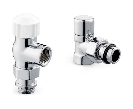 Термостатический набор для радиатора ROYAL THERMO Design осевой, хром, 1/2"" НС-1460848 