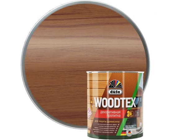 Пропитка Dufa Wood Tex махагон, 0.9 л Н0000006082 