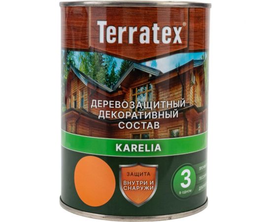 Деревозащитный декоративный состав ТЕРРАТЕКС калужница, 0.75 кг, 1 л ЭК000136992 