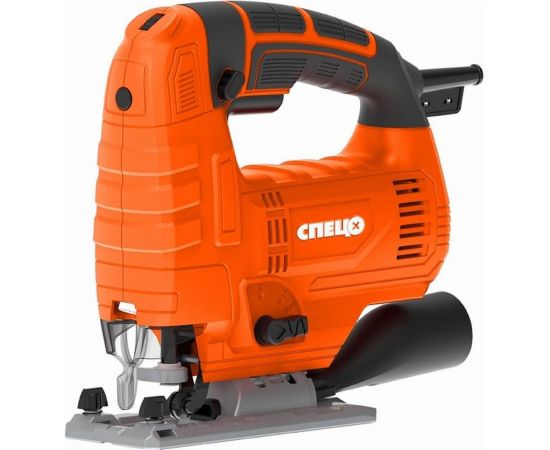 Лобзик Спец БПМ-800М, 850 Вт, литая подошва, лазерная направл, быстрозаж.патрон,0-3000об/мин, маятник, макс глубина пропила в дереве 100мм, цв коробка СПЕЦ-4039 