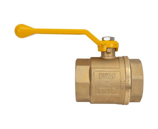 Шаровой кран для газа STI Ду50 Ру16 муфтовый (муфта-муфта) рычаг D170-00054 