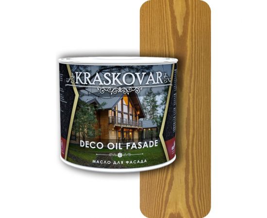 Масло для фасада Kraskovar Deco Oil Fasade Тик 2,2 л 1149 