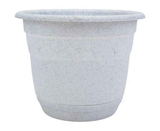 Горшок Martika Колывань 1.8л, диам. 18 см, мрамор, с поддоном С93М 