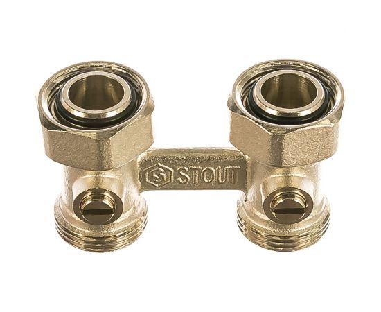 Узел нижнего подключения радиатора STOUT RG008Q0F4QK5IV 