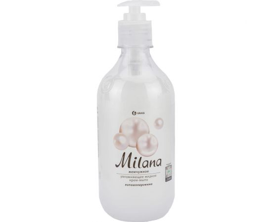 Жидкое крем-мыло Grass MILANA жемчужное 500 мл с дозатором 126200 – изображение 3
