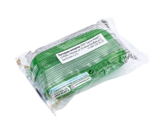 Глицериновое мыло EVISSА прозрачный флоупак, 75 гр., Оливковое масло М4452 – изображение 3