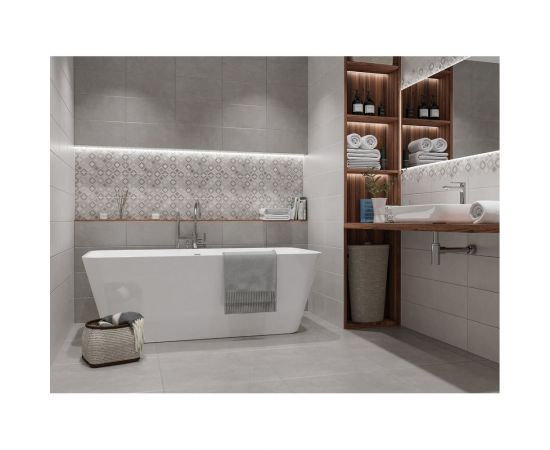 Плитка Azori Ceramica starck grey, 20.1x40.5 см 509641101 – изображение 2