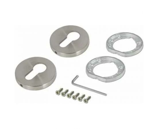 Ключевая накладка под евроцилиндр ADDEN BAU SC SR-001 NICKEL 940002023026 – изображение 3