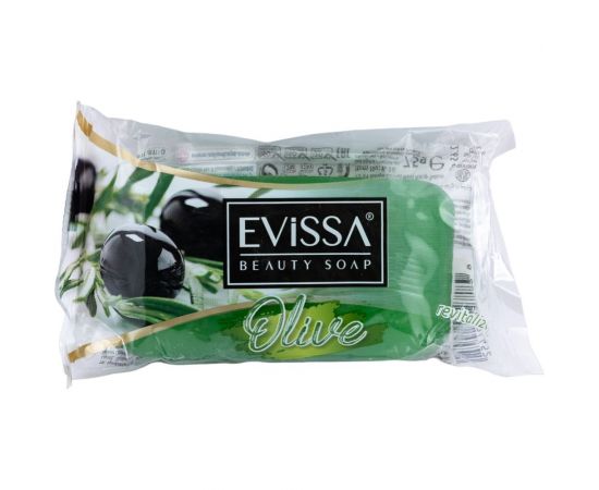 Глицериновое мыло EVISSА прозрачный флоупак, 75 гр., Оливковое масло М4452 – изображение 2